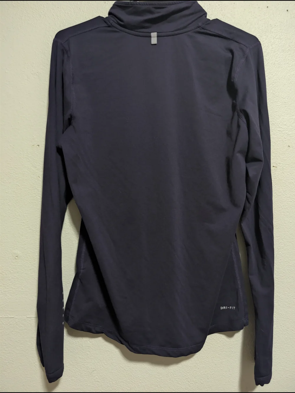 Nike Men's Long Sleeve Quarter-Zip Performance Jacket - Navy